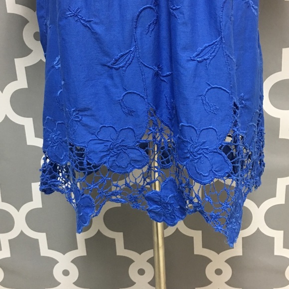 ❌SOLD❌ Vanessa Virginia Azurite Crochet Top 8L - Picture 4 of 8